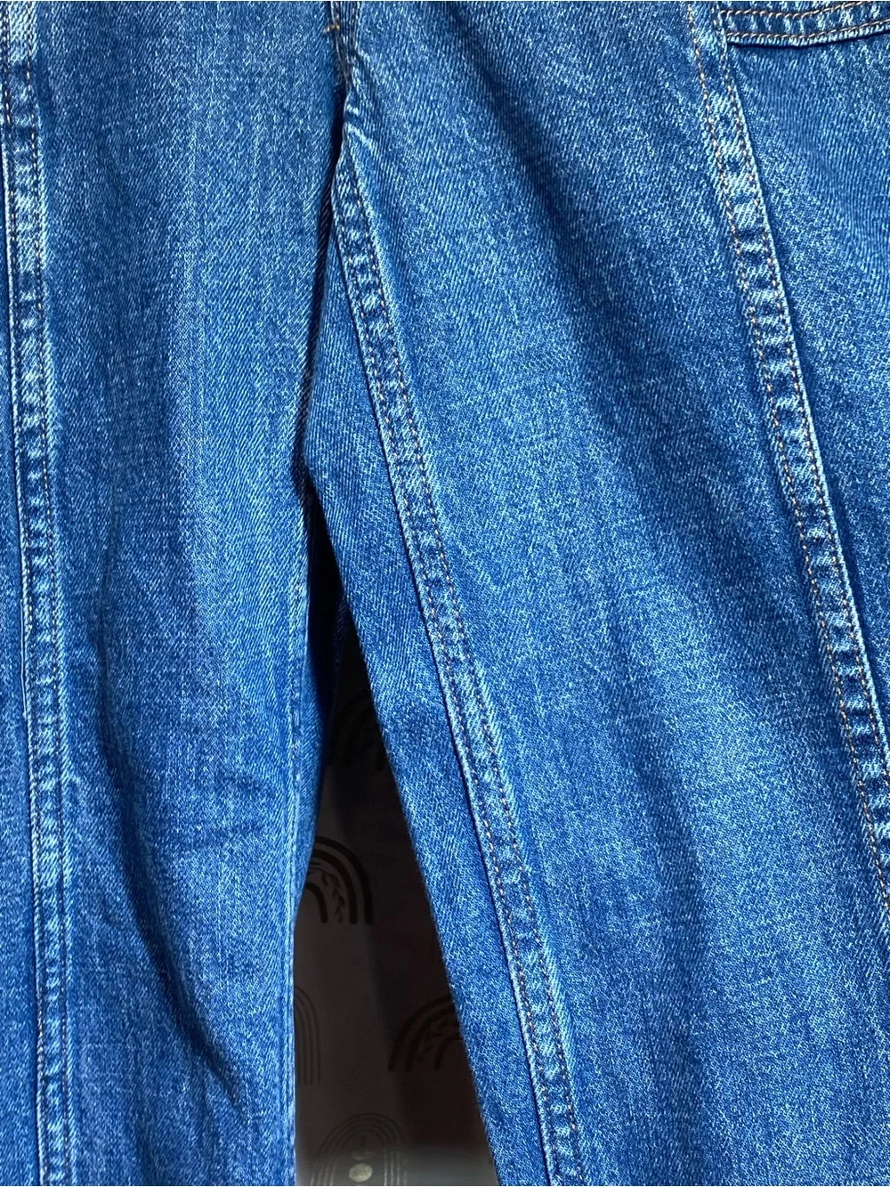 GAP Blue Elastic-Waist Wide-Leg Kids Jeans
